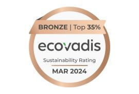 Pickfords amongst top 35% of companies assessed by sustainability company Ecovadis