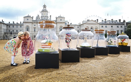 The BFG Dream Jars at Horse Guards Parade