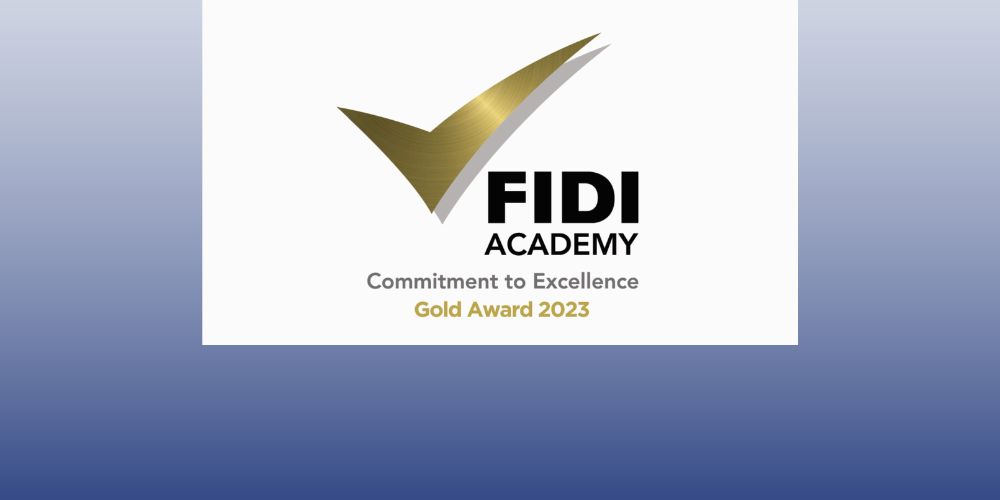 Pickford won the FIDI commitment to excellent gold award