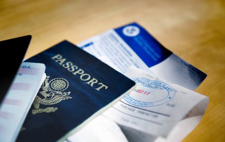 passport and immigration documents for global migration