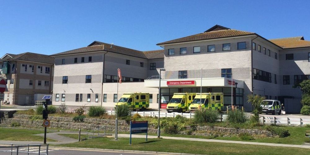 An image of Treliske Hospital in Truro, Cornwall