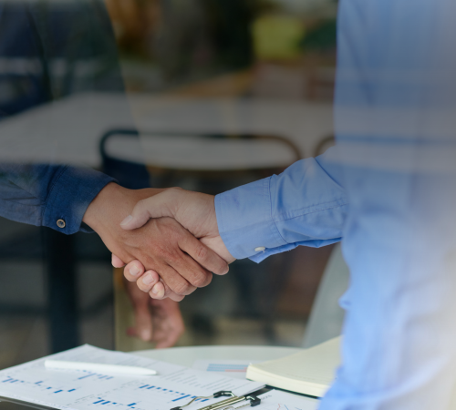 Image of people shaking hands to represent Pickfords Relocation