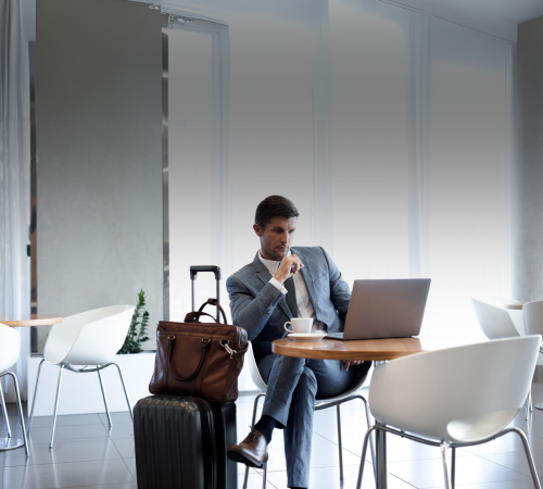 Image of an assignee reviewing his relocation on the MOVEPLUS platform