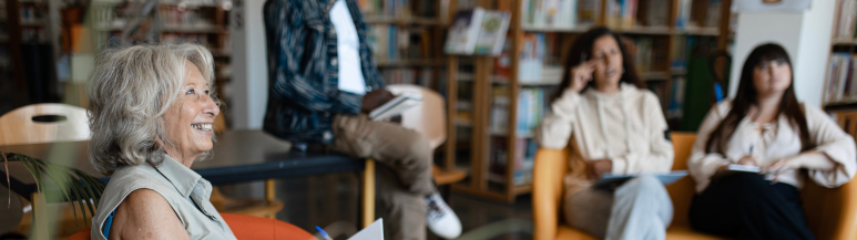 Face-to-face language training session for assignees