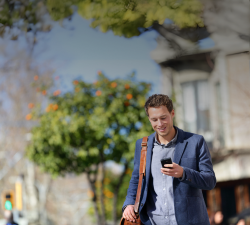 An assignee using the MOVEPLUS platform to submit their expenses