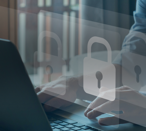 An image of secure locks to represent how secure the expense management area of the MOVEPLUS platform is